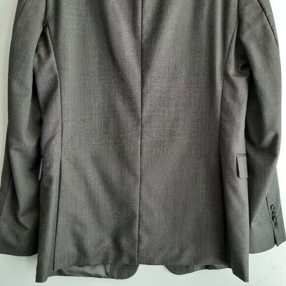 TOMMY HILFIGER 100% Wool Blazer Jacket Pin-Stripe Gray Men's Sz 42 L - Picture 9 of 14